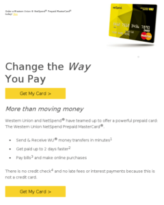 Netspend MasterCard