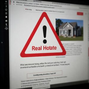 Warning sign: How to spot AI-generated real estate scams. Learn to identify fake listings and protect yourself from fraud.