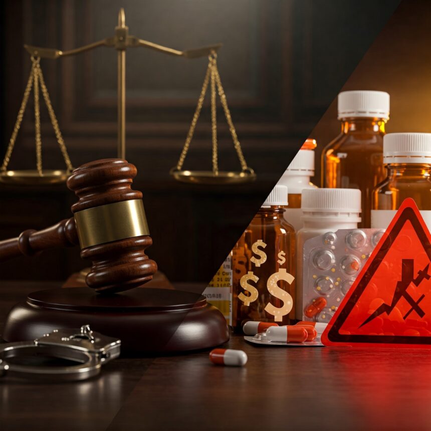 Four pharmacy owners sentenced for $13M Medicare and Medicaid fraud scheme involving fake prescriptions. DOJ Health Care Fraud Strike Force investigation.